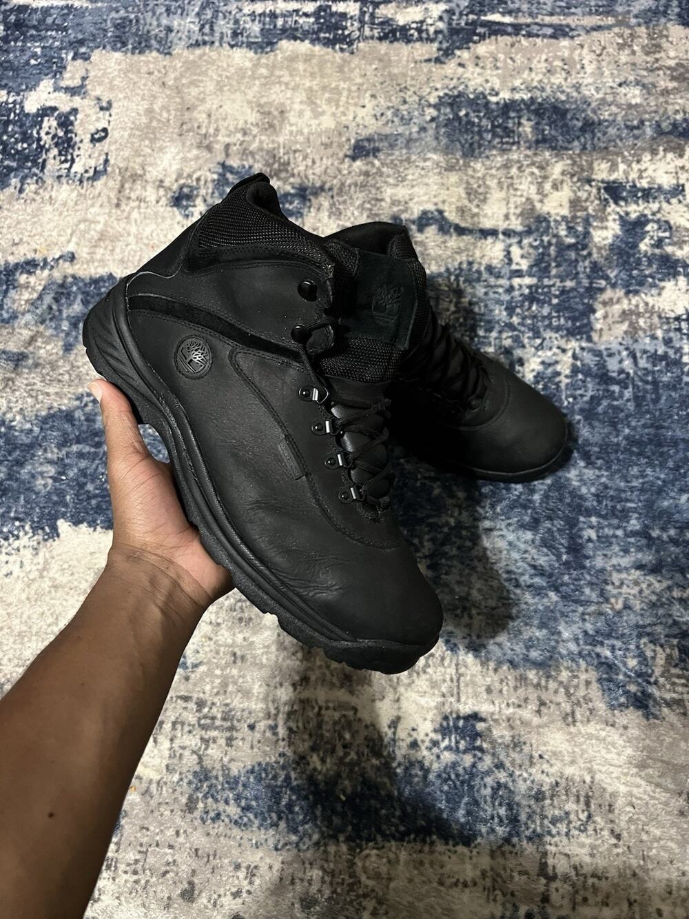 Size 14- Mens Timberland Boots Ledge Mid Waterproof Leather Trail-Hiker